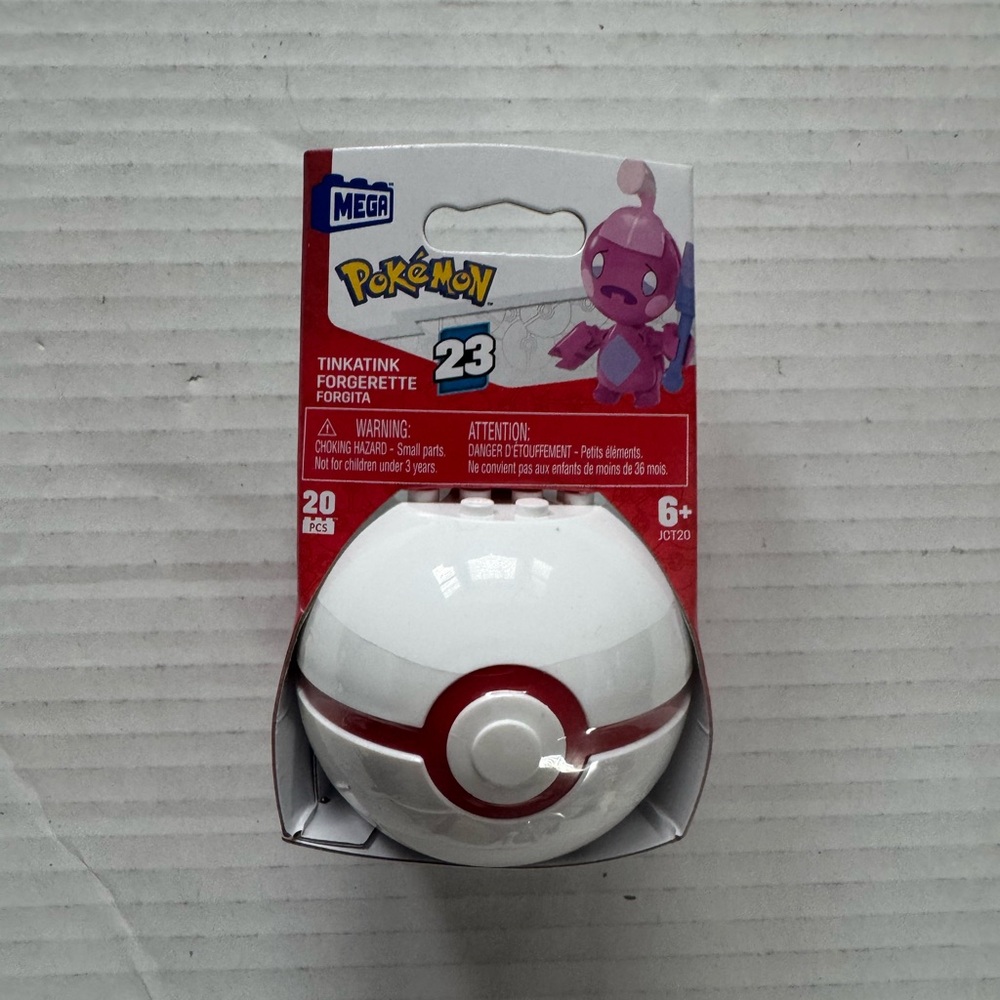 Mega Pokémon Tinkatink Learning Toy - Red and White